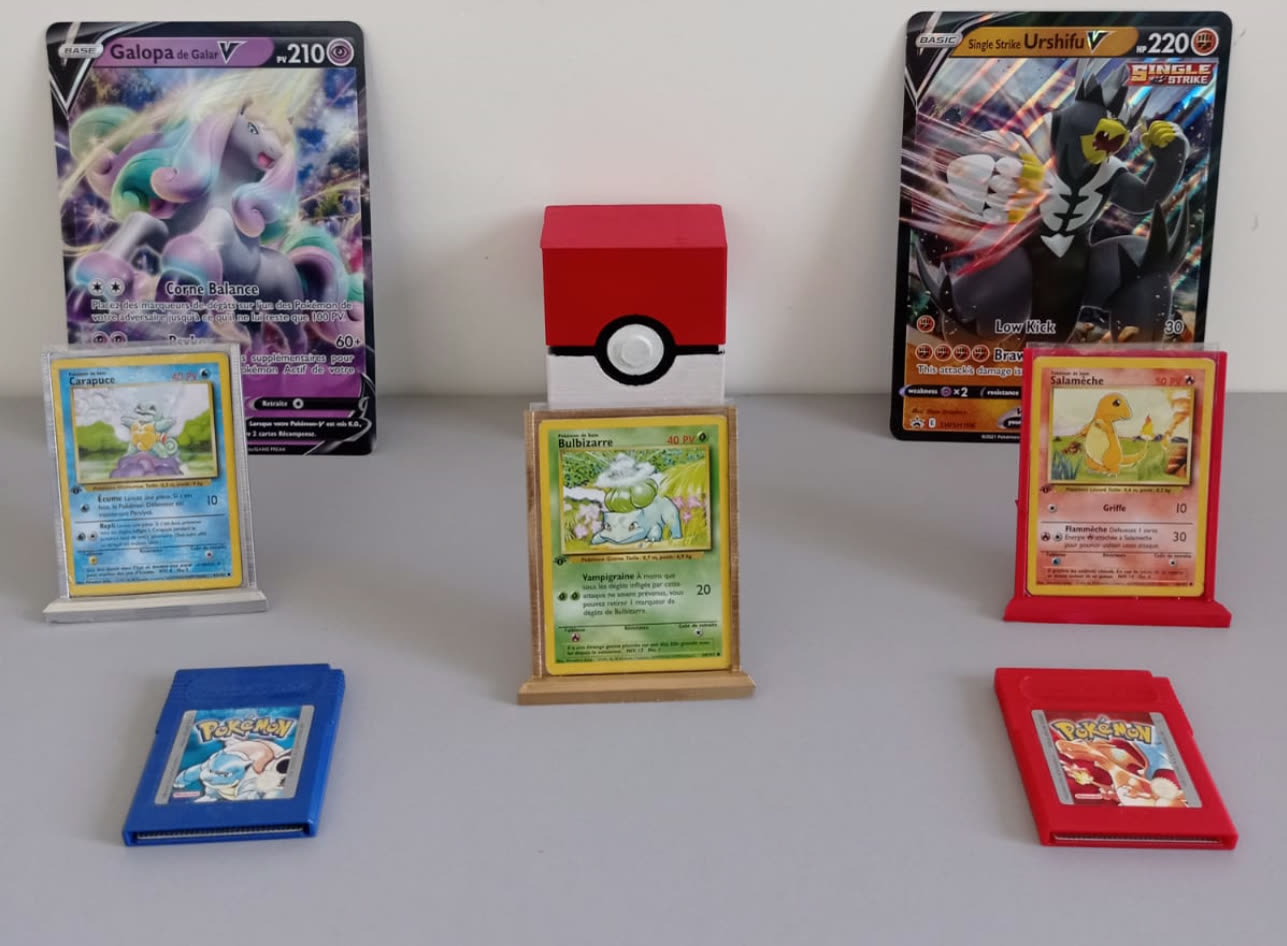 Pokémon card holder 3D print
